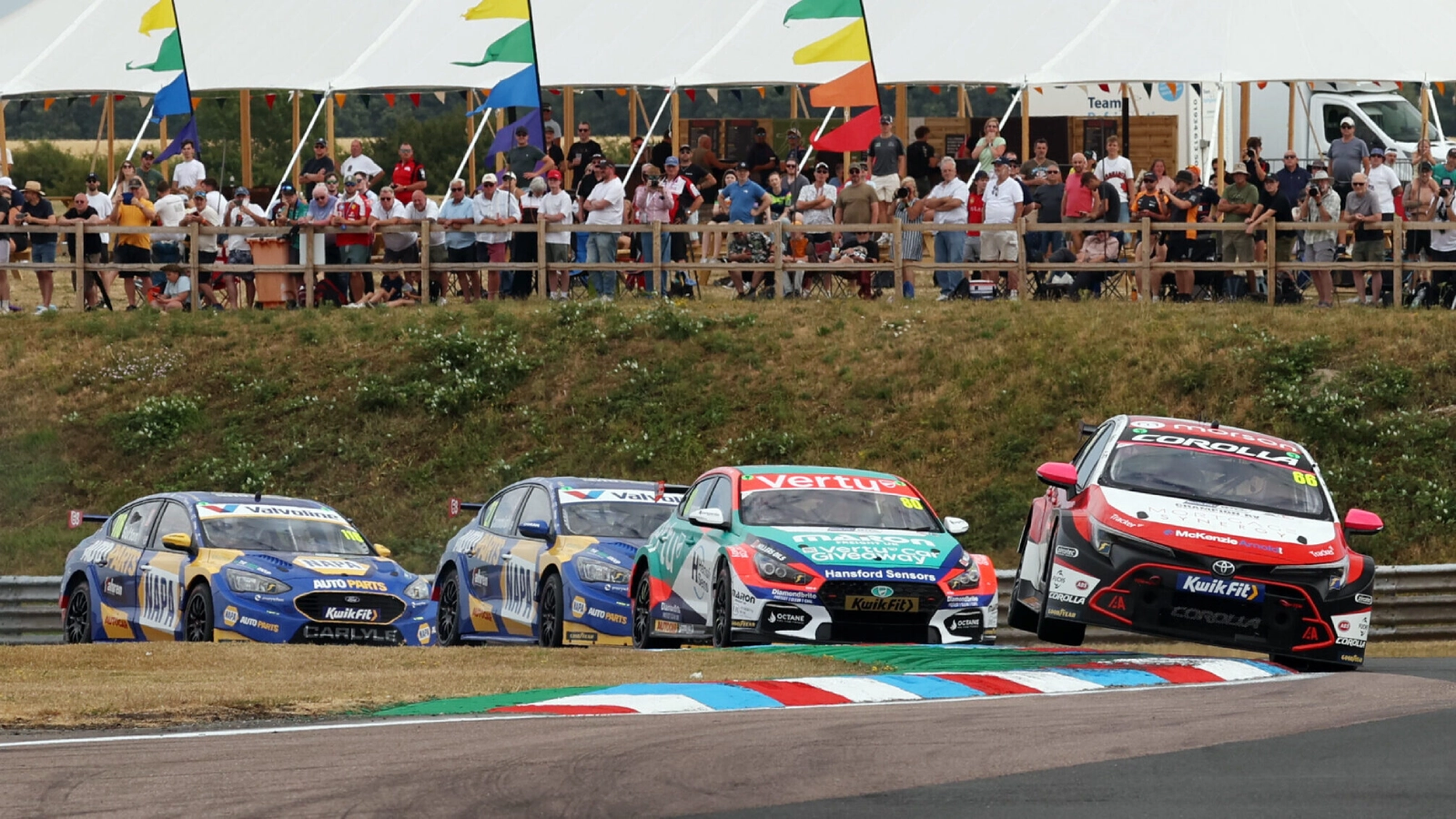 Josh Cook strikes again at Thruxton with BTCC Race to Pole win