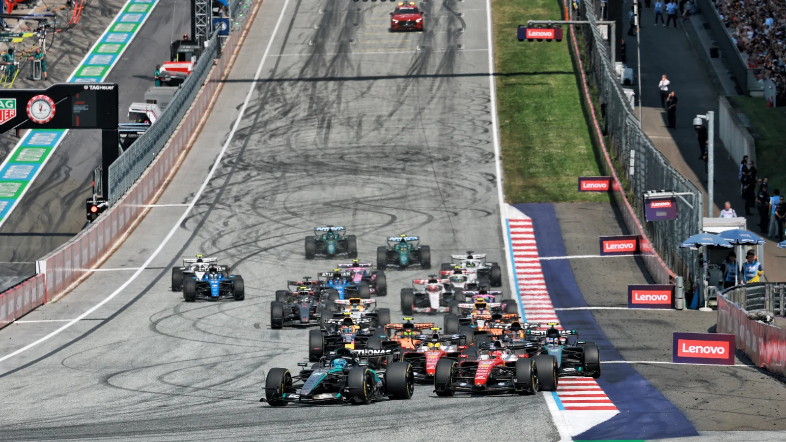 Driver fortunes once again varied at the F Austrian GP
