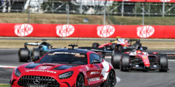 The British GP ended under the Safety Car after a last lap confusion with Race Control