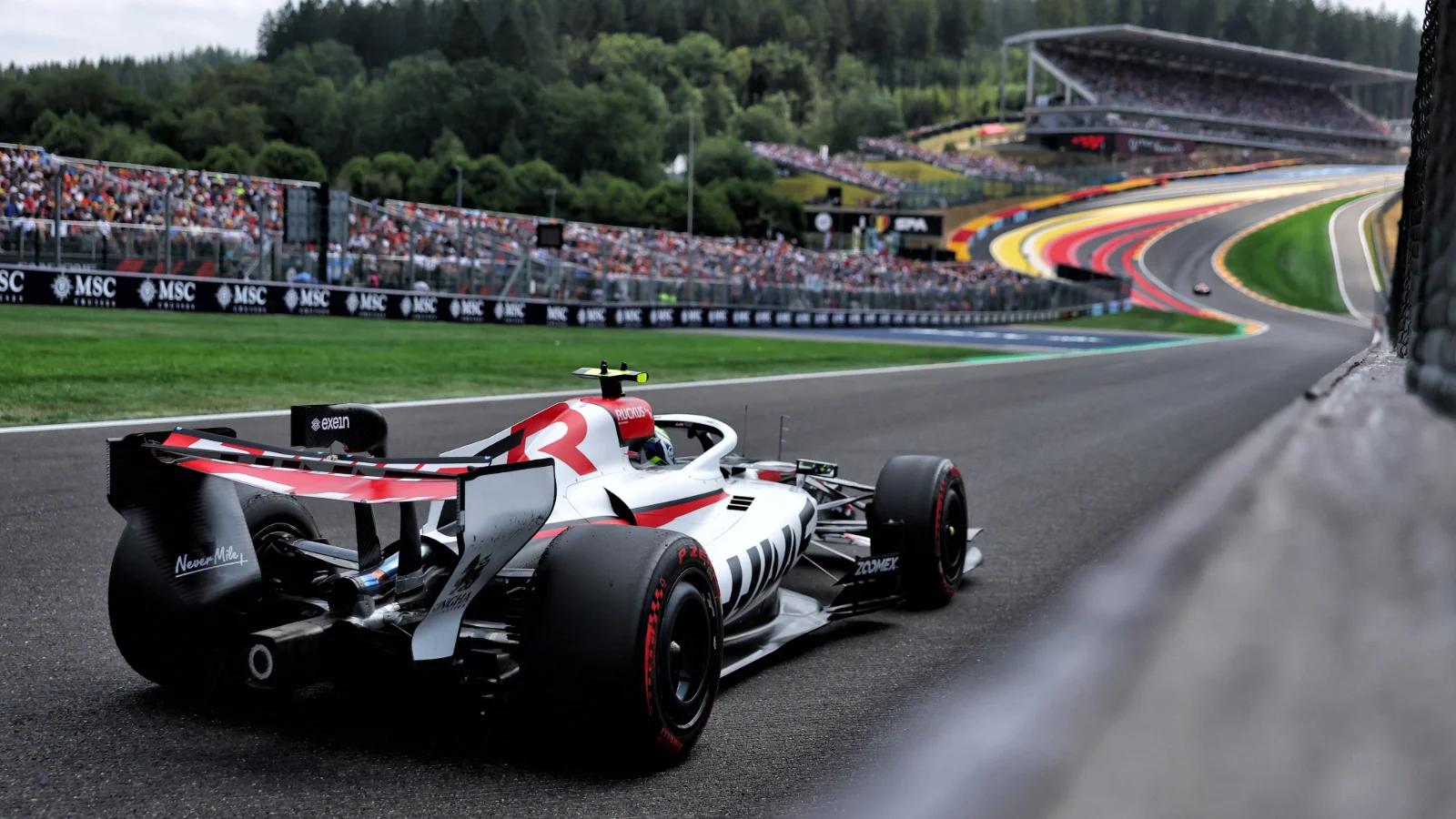 Oliver Bearman (GBR) Haas F1 Team VF-26. 18.07.2026. Formula 1 World Championship, Rd 10, Belgian Grand Prix, Spa Francorchamps, Belgium, Qualifying Day.