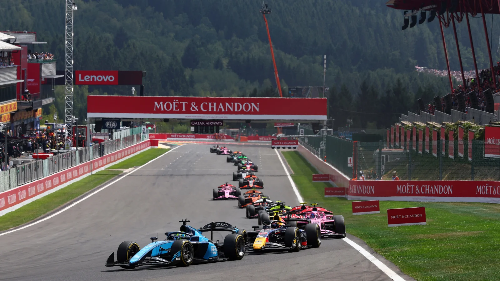 Dino Beganovic (SWE) DAMS. 18.07.2026. Formula 2 Championship, Rd 8, Sprint Race, Spa-Francorchamps, Belgium, Saturday.