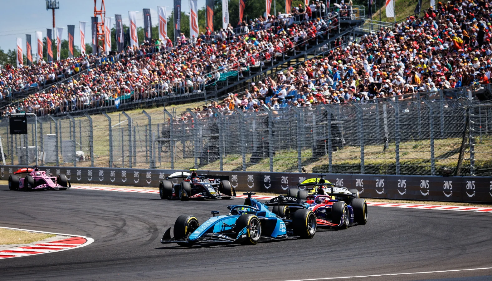 Dino Beganovic (SWE) DAMS. 25.07.2026. FIA Formula 2 Championship, Rd 9, Budapest, Hungary, Sprint Race, Saturday.