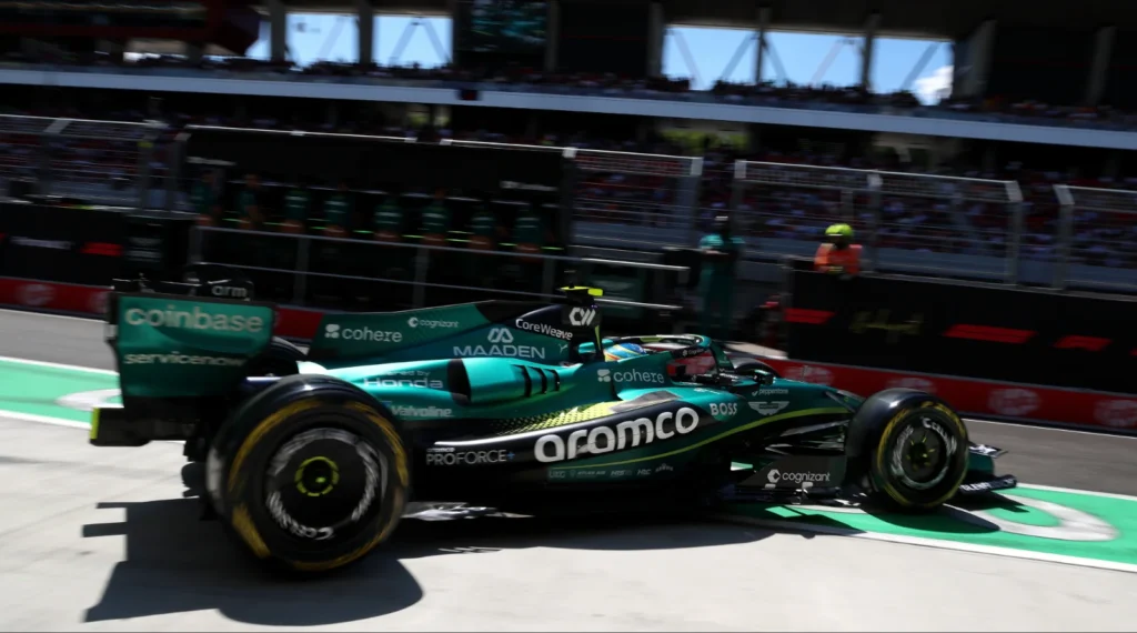 5. All eyes were on the newly upgraded Aston Martin in Hungary 