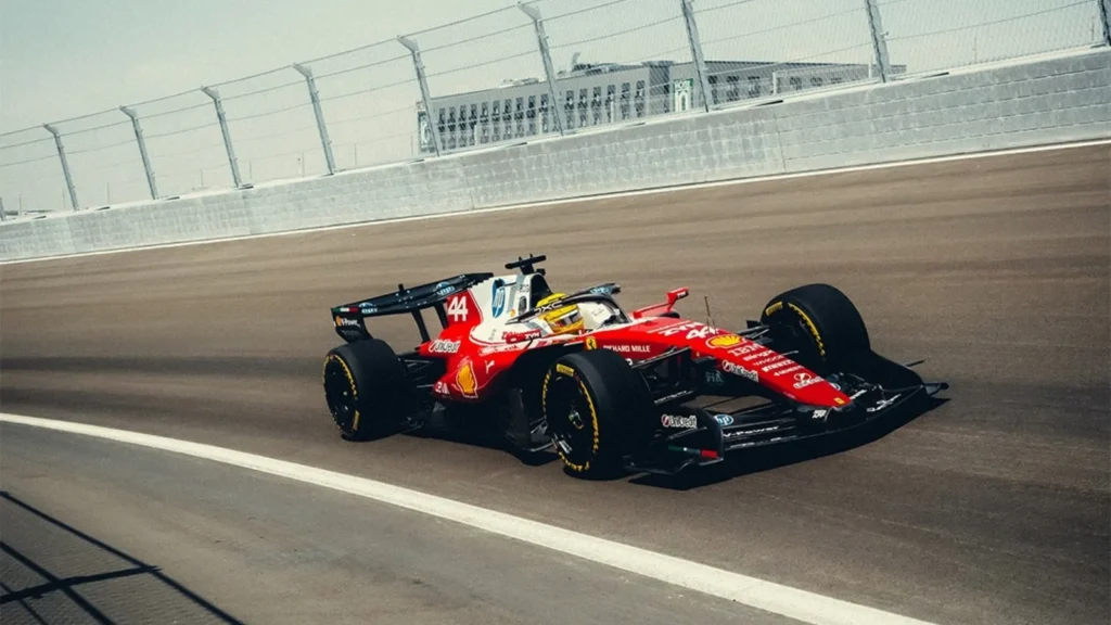 Lewis Hamilton has detailed his test at the new Madring
