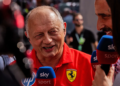 Fred Vasseur had every reason to smile after Ferrari took victory in Britain