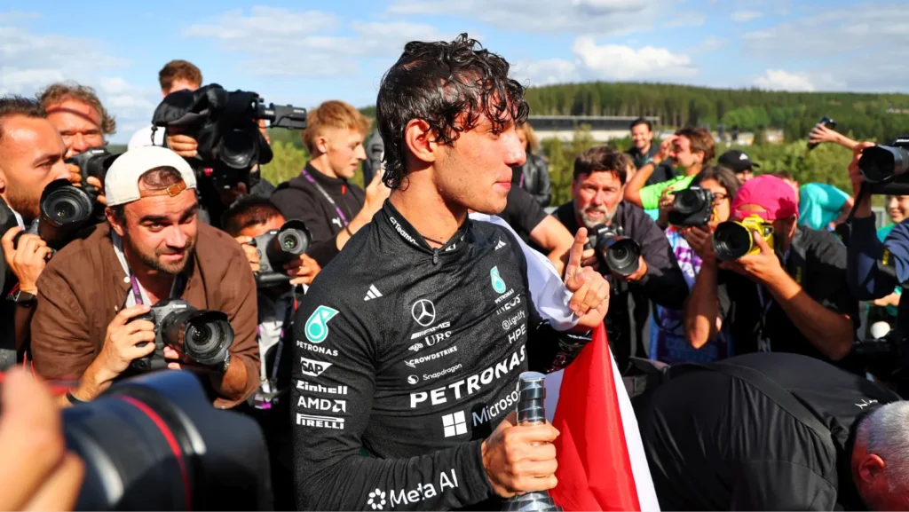 Kimi Antonelli staved off a resilient challenge from Leclerc to win his sixth race of the 2026 F1 season