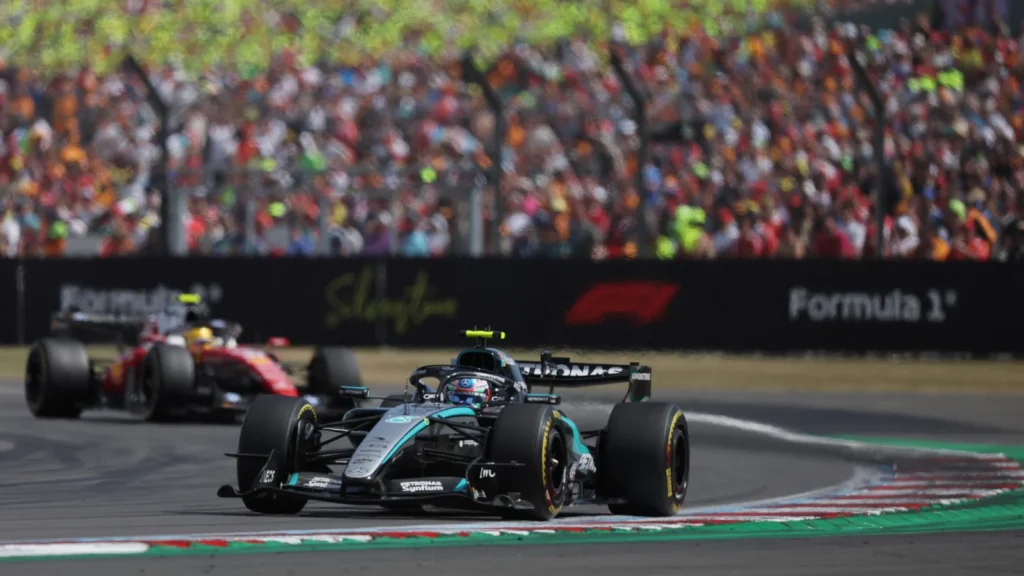 Kimi Antonelli looked set for the win at Silverstone before his Mercedes suffered a loose wheel shield