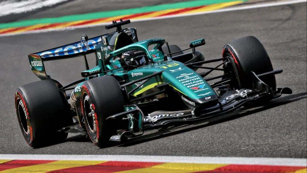 Aston Martin's struggles showed no signs of improvement during qualifying for the F1 Belgian GP