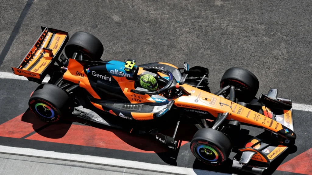 Lando Norris took a stunning pole position at the F1 Hungarian GP