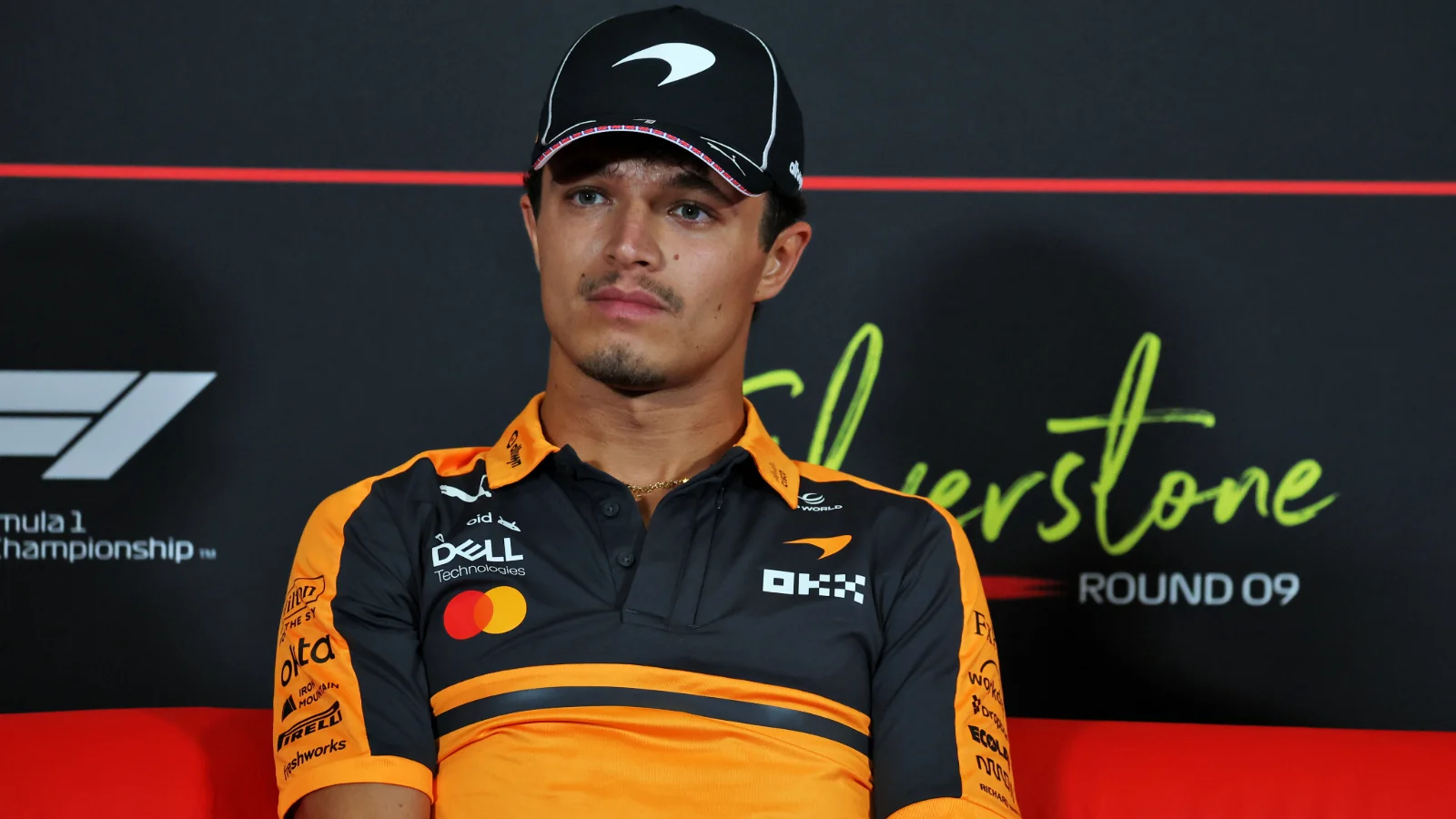 Lando Norris (GBR) McLaren F1 Team in the FIA Press Conference. 02.07.2026. Formula 1 World Championship, Rd 9, British Grand Prix, Silverstone, England, Preparation Day.