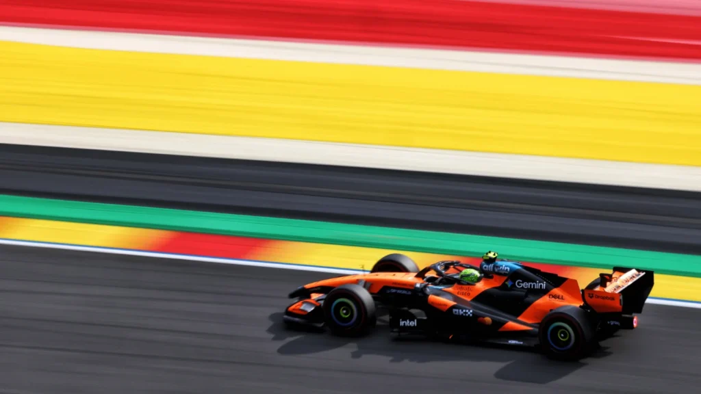 Lando Norris will need to be shrewd to get through the pack in Spa
