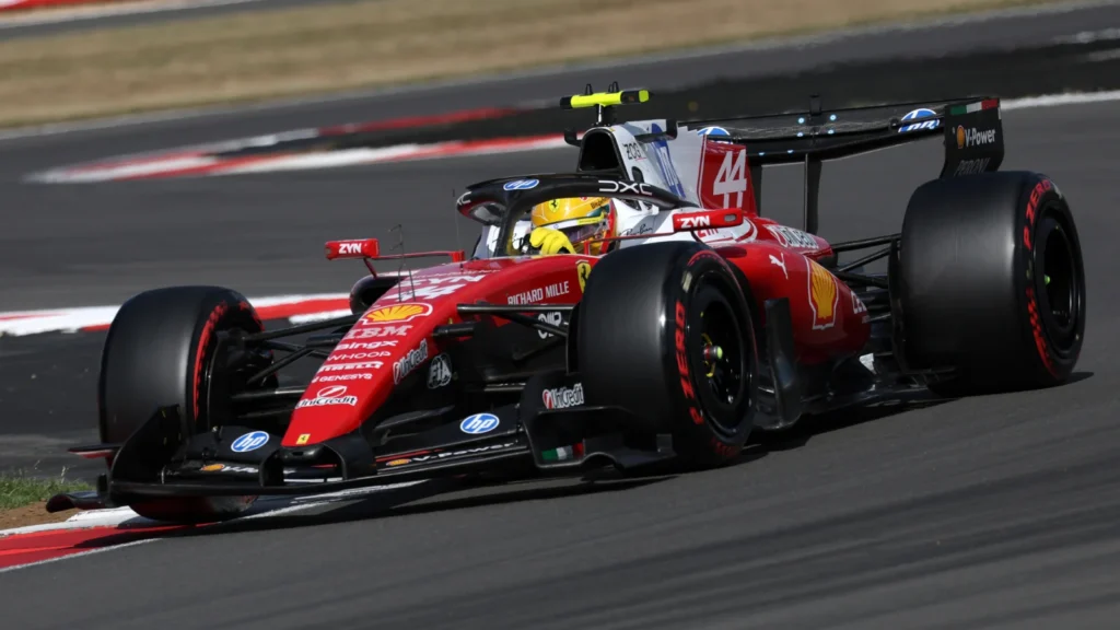 Lewis Hamilton's victory hopes evaporated after recieving a penalty for a false start 