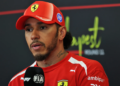 Lewis Hamilton (GBR) Scuderia Ferrari in the post qualifying FIA Press Conference. 25.07.2026. Formula 1 World Championship, Rd 11, Hungarian Grand Prix, Budapest, Hungary, Qualifying Day.