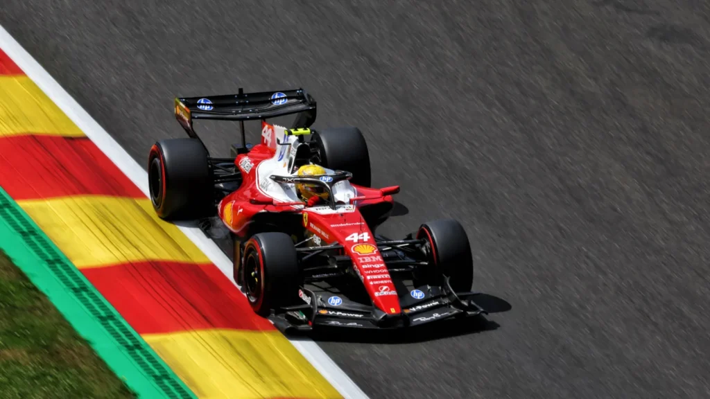 Lewis Hamilton will start the race on Sunday from sixth