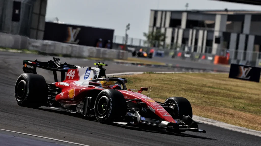 Hamilton was handed a five-second time penalty for speeding in the pits after Ferrari called him to box under the VSC