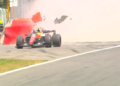 Lewis Hamilton dramatically crashed out of FP3 for the F1 Belgian GP