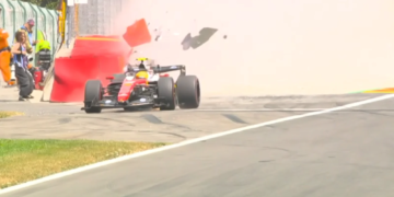 Lewis Hamilton dramatically crashed out of FP3 for the F1 Belgian GP