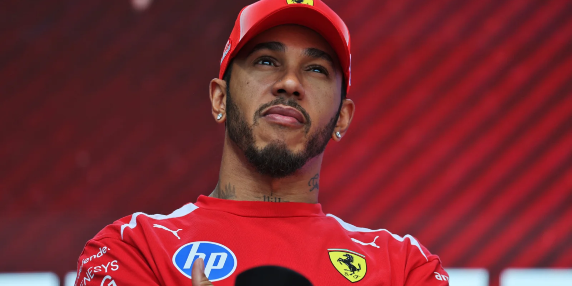 Lewis Hamilton (GBR) Scuderia Ferrari on the FanZone Stage. 25.07.2026. Formula 1 World Championship, Rd 11, Hungarian Grand Prix, Budapest, Hungary, Qualifying Day.