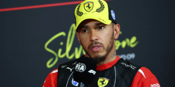Lewis Hamilton was unable to take a second consecutive pole position of the weekend
