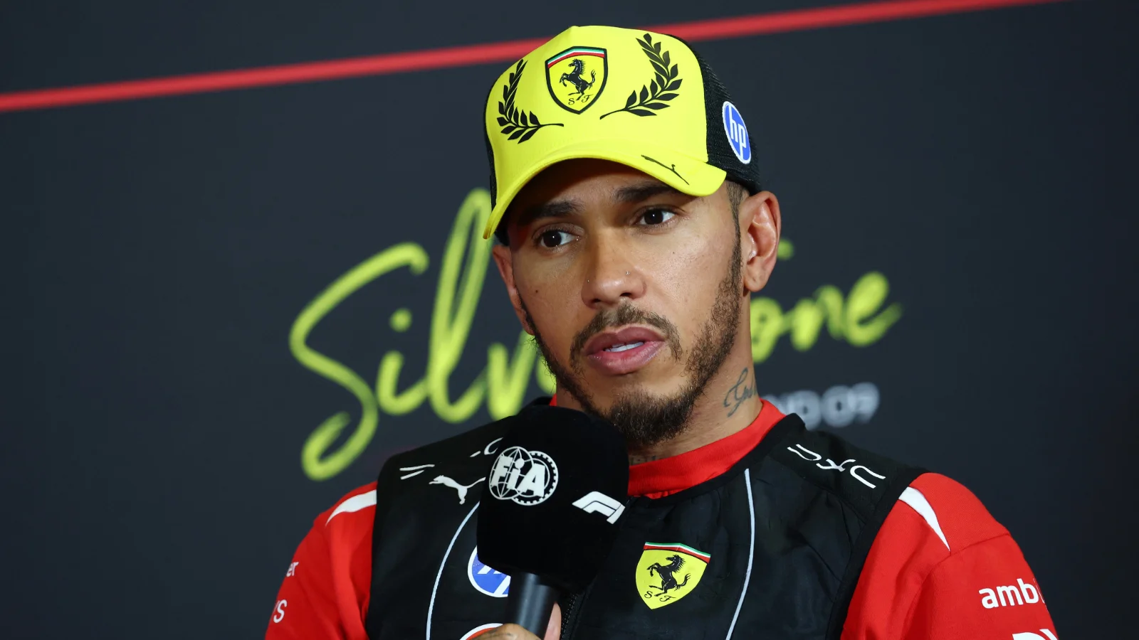 Lewis Hamilton was unable to take a second consecutive pole position of the weekend