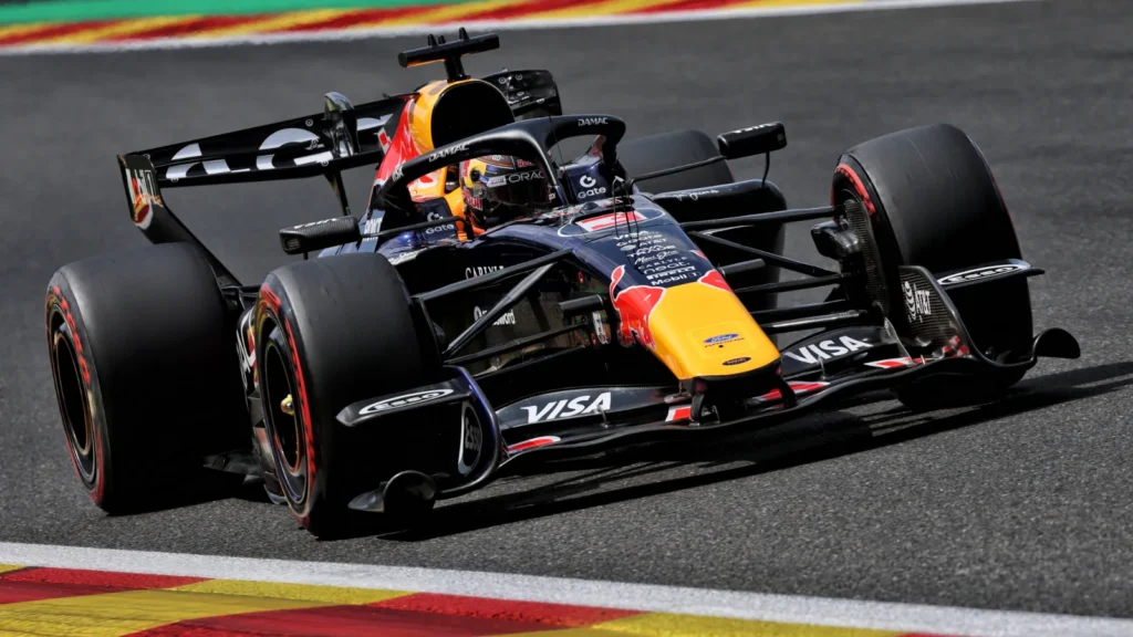 Max Verstappen will start the F1 Belgian GP alongside Andrea Kimi Antonelli