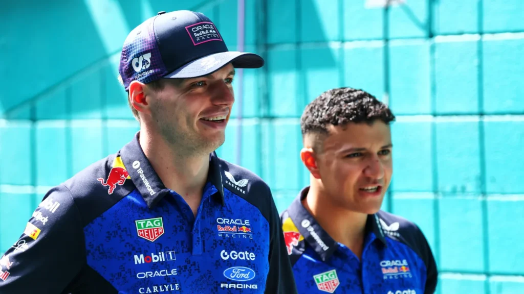 Max Verstappen thanked team-mate Isack Hadjar for a handy tow during qualifying
