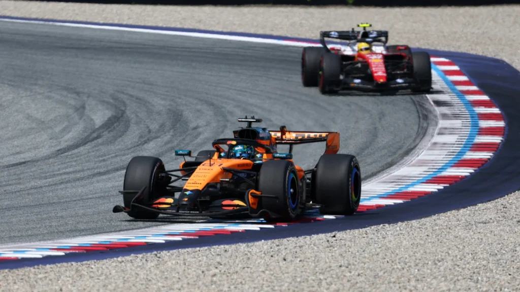Oscar Piastri and McLaren beat Ferrari on pace in Austria