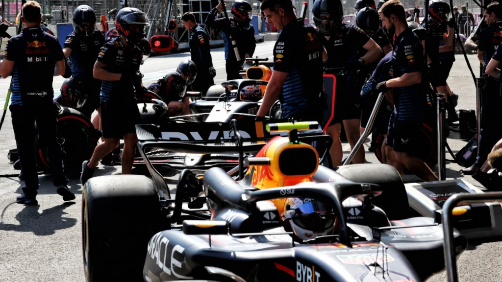 Sergio Perez struggled to match the pace of Max Verstappen while teammates 