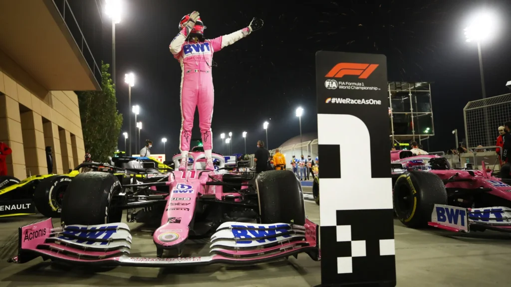 After Force India, the team became Racing Point, and Sergio Perez took his first win with them in 2020