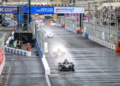 The second race at the Tokyo E-Prix started with wet conditions