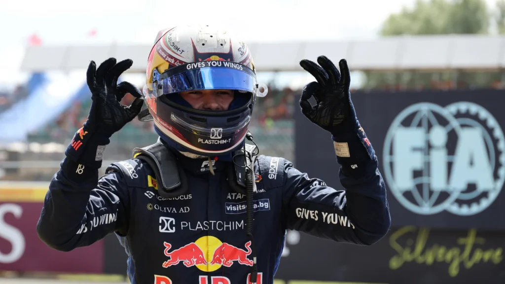 Nikola Tsolov Formula 2 British GP. 2026