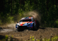 Esapekka Lappi and Jon Armstrong crash out of Rally Finland