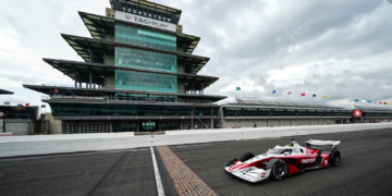 The future of IndyCar was on track at speed for the first time on Saturday. Photo: Kevin Dejewski