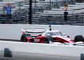 The Dallara IR-28 completes first test runs with Alexander Rossi behind the wheel. Photo: Kevin Dejewski