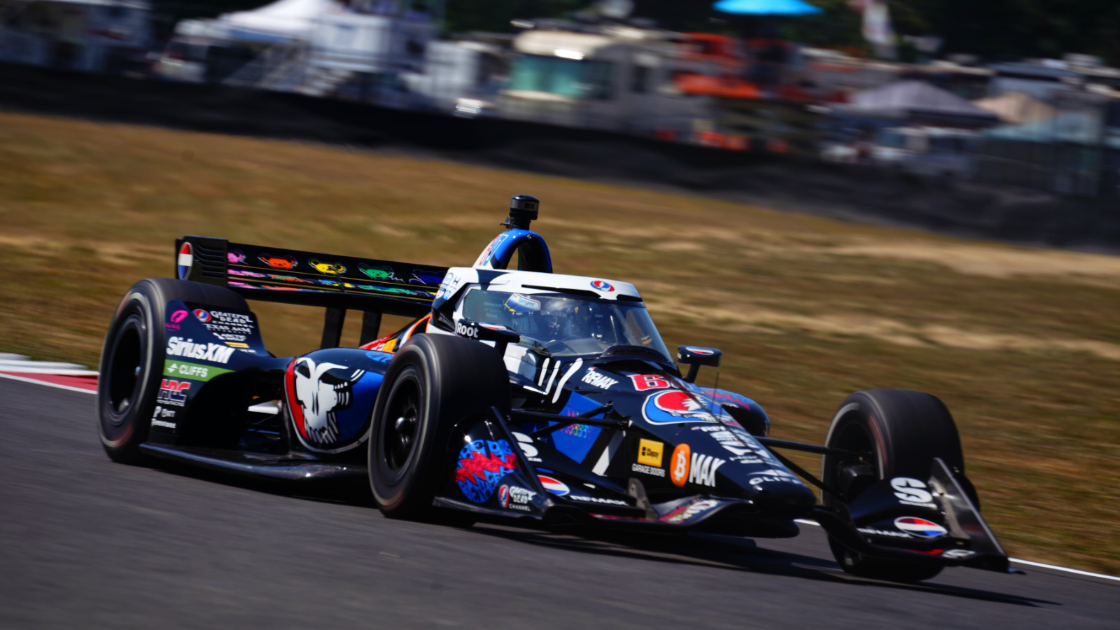 Rosenqvist completed his pole lap right at the end of the session. Photo: Kevin Dejewski