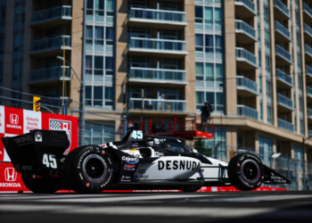 Foster was in another league during his runs. Photo: IndyCar - Chris Owens