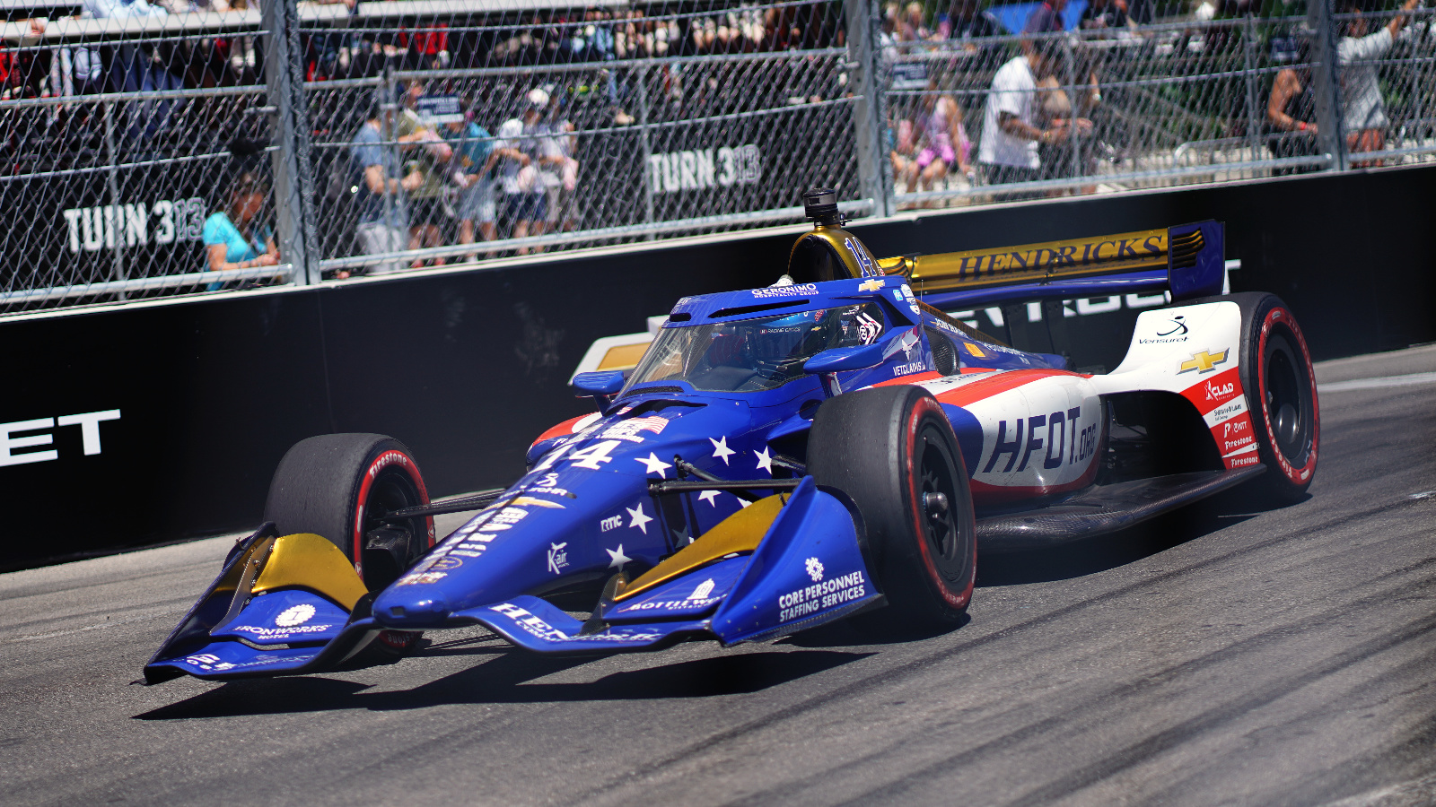 Ferrucci will drop slightly down the order for Sunday. Photo: Kevin Dejewski
