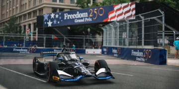 Palou took his seventh pole of the season. Photo: IndyCar - Joe Skibinski