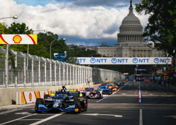 IndyCar raced in a special location for the Freedom 250. Photo: IndyCar - James Black