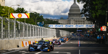 IndyCar raced in a special location for the Freedom 250. Photo: IndyCar - James Black