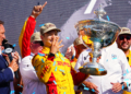 Palou celebrated earning his fourth championship last year. Photo: Kevin Dejewski