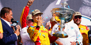 Palou celebrated earning his fourth championship last year. Photo: Kevin Dejewski