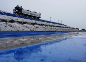Rain showers lasted longer than the series could wait. Photo: Kevin Dejewski