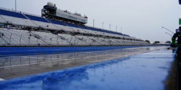 Rain showers lasted longer than the series could wait. Photo: Kevin Dejewski