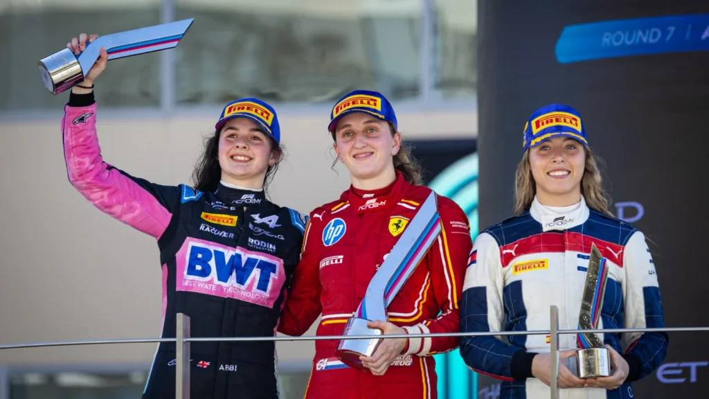 Jess Hawkins has praised F1 Academy for its opportunities for female drivers 