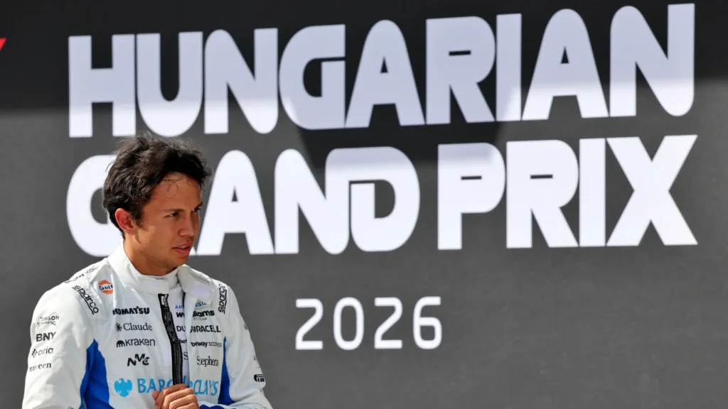 Albon finished a disappointing 17th for Williams at the Hungarian GP, last weekend.