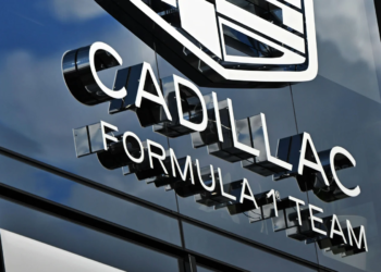 Cadillac Formula 1 Team logo on the motorhome. 20.08.2026. Formula 1 World Championship, Rd 12, Dutch Grand Prix, Zandvoort, Netherlands, Preparation Day.
