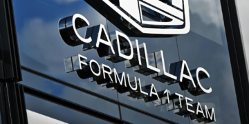 Cadillac Formula 1 Team logo on the motorhome. 20.08.2026. Formula 1 World Championship, Rd 12, Dutch Grand Prix, Zandvoort, Netherlands, Preparation Day.