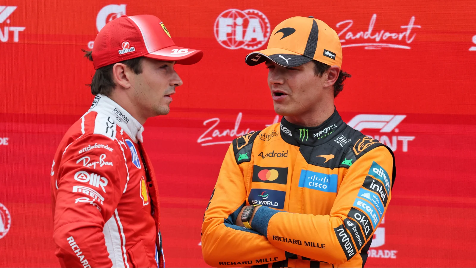 Charles Leclerc spies key Lando Norris weakness during Zandvoort Sprint