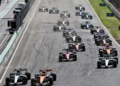 Lando Norris (GBR) McLaren F1 Team MCL40 and Andrea Kimi Antonelli (ITA) Mercedes AMG Formula One Team W17 battle for the lead at the start of the race. 23.08.2026. Formula 1 World Championship, Rd 12, Dutch Grand Prix, Zandvoort, Netherlands, Race Day.